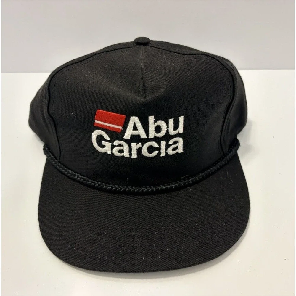 VTG Abu Garcia Big Rope High Crown Trucker Snapback Hat Super Retro Head To Toe